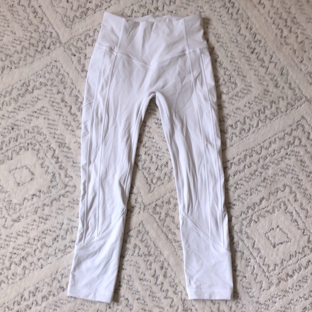 Lululemon All The Right Places White Crop
